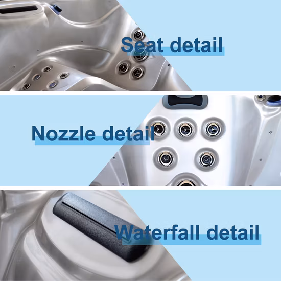 Outdoor Massage Bathtub Whirlpool for 4 Persons