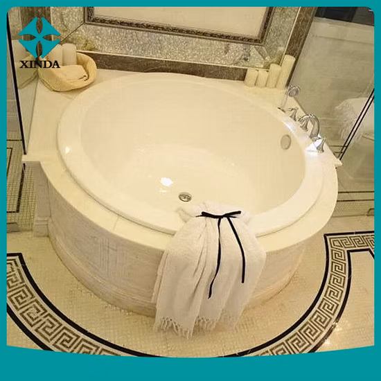 Indoor Tub Whirlpool for 4 People, 4 People SPA with Therapeutic SPA