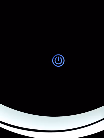 42inch Warm Light Aluminum Alloy Frame LED Mirror